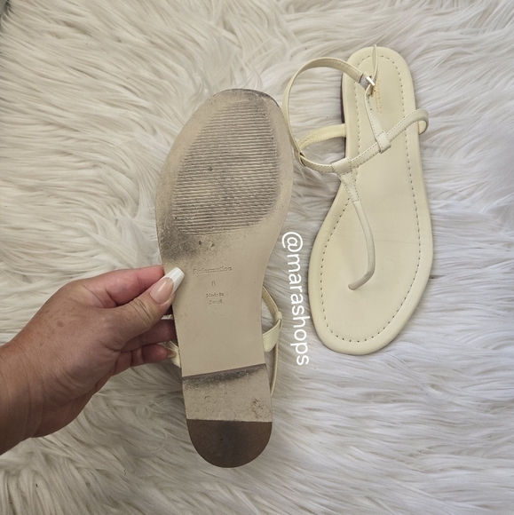 Reformation Thea T-strap Flat Sandal - Picture 8 of 9